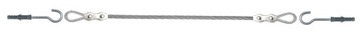 Z1 Стальной трос LINE для садовых штор, 2 м