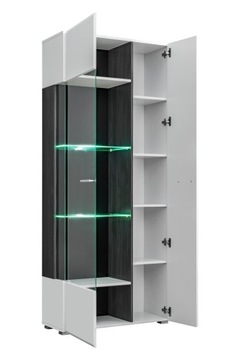 ВЫСОКАЯ ВИТРИНА SOLID TWIN / GLOSS / LED