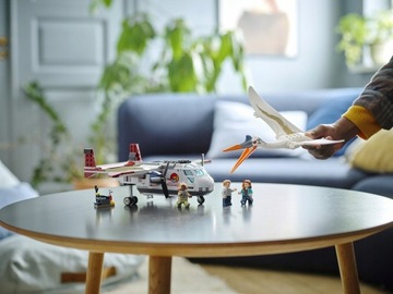 LEGO DINOSAURS WORLD ПТЕРОДАКТИЛЬ НАПАДАЕТ НА САМОЛЕТ, МИНИФИГУРЫ МНОГО ФУНКЦИЙ