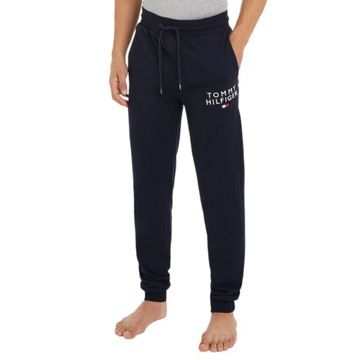 TOMMY HILFIGER SPODNIE MĘSKIE DRESOWE TRACK PANT HWK GRANATOWE r.M