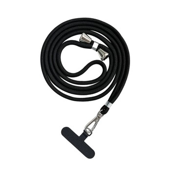 Smycz do telefonu Nylon Uniwersalny Czarny