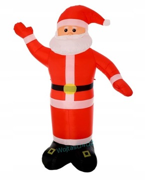 НАДУВНАЯ САНТА-ГИГАНТ 3,5М НАСОСНАЯ / LED Новогодние гирлянды, снеговик, ёлка