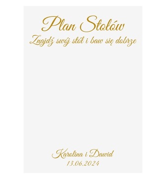 План стола + наклейки с именами и датами на доске