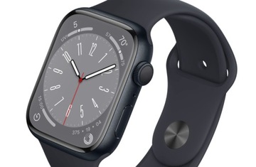 Умные часы Apple Watch Series 8 с GPS, 45 мм, черный алюминий