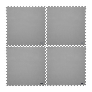 Mata fitness inSPORTline EVA80 200x200x1 cm puzzle do ćwiczeń Szary