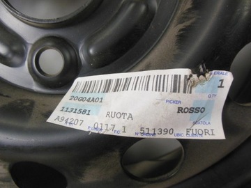 DISK OCELOVÝ FORD OE 5.0" X 13" 0 ET -36