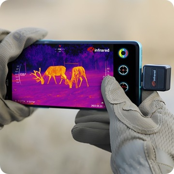 InfiRay Xtherm T2L Тепловизионная камера Штатив Лазерное приложение Android USB C