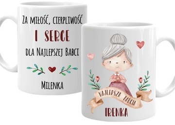 Kubek dla BABCI prezent DZIEŃ BABCI