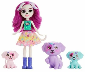 ENCHANTIMALS LALKA DESSA DALMATIAN + PSY HKN14