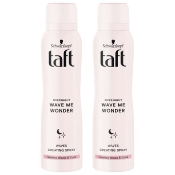 Taft Spray na Noc Tworzący Loki i Fale 150ml x2