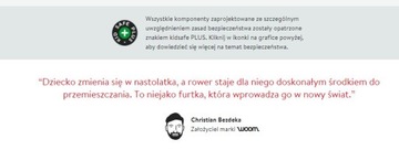 Легкий велосипед для ребенка Woom 6 Red 26 ''