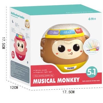 СЕНСОРНАЯ ИГРУШКА MELODY LULLAR 5В1 МУЗЫКАЛЬНАЯ ИГРУШКА ДЛЯ ДЕТЕЙ