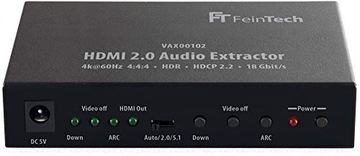 AUDIO EXTRAKTOR HDMI FEINTECH 2.0 ARC HDR 4K