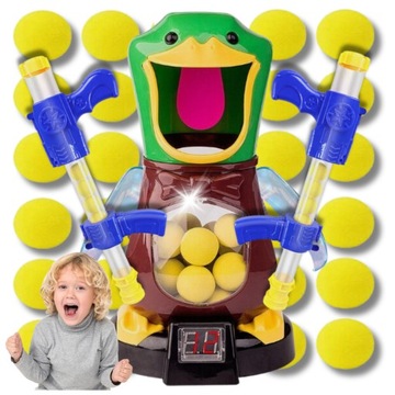 НАБОР ИГРЫ НАВЫКИ HUNGRY DUCK XXL 2 РУЖЬЯ 24 ШАРИКА