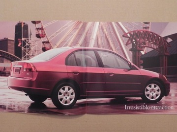 Prospekt - HONDA - CIVIC / ACCORD / ODYSSEY / PASSPORT - USA - 2002 r