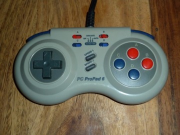 ДЖОЙСТИК/ГЕЙМПАД РЕТРО - PC PROPAD BOX - GAMEPORT - в 1995 году стоил 720 злотых!