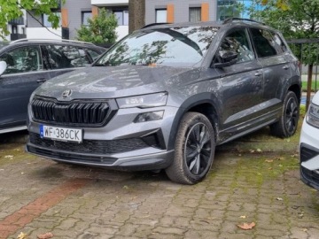 Skoda Karoq Crossover Facelifting 1.5 TSI ACT 150KM 2025 Skoda Karoq 150KM DSG Sportline SalonPolskaBezwypadkowy1 wlas SerwisASOVAT, zdjęcie 1