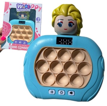 GRA POP IT PRO PUSH IT ELEKTRYCZNA GRA ANTYSTRESOWA ZRĘCZNOŚCIOWA ELSA