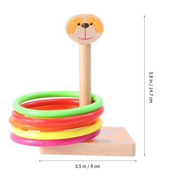 ИГРА С ЗАБАВНЫМИ ДЕРЕВЯННЫМИ ЖИВОТНЫМИ ДЛЯ ДЕТЕЙ