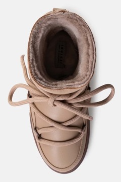 Зимние ботинки INUIKII Full Leather, бежевые
