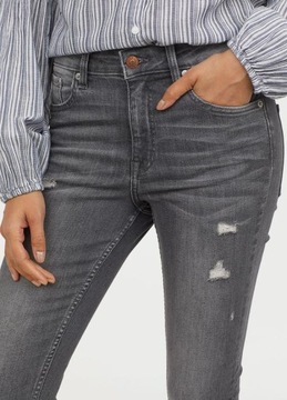 H&M Skinny Regular Ankle Jeans Dżinsy damskie 29