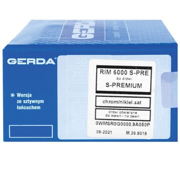Вставка круглая S-PREMIUM хром GERDA RIM6000S-PRE