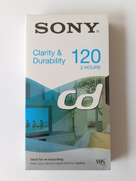 KASETA VHS SONY 120 NOWA