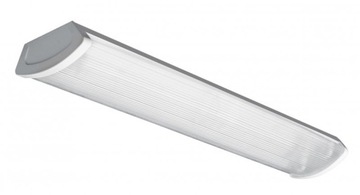 Oprawa nasufitowa kloszowa ZEFIR 2x18 pod 2 świetlówki LED G13 T8 600mm IP4