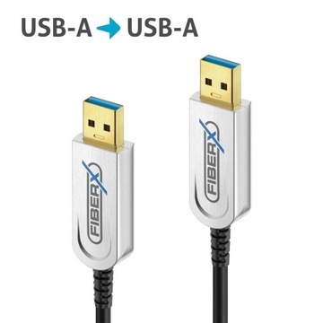 PureLink FiberX FXI640-020 światłowód USB 3.2 (Gen 2x1) USB-A, 10Gbps 20m