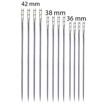 НАБОР ИГЛ ДЛЯ РУЧНЫХ САМОНИТКИ, ИЗ 12 РАЗМЕРОВ ШВЕЙНОГО НАБОРА