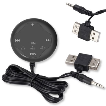 Transmiter Nadajnik FM Odbiornik Bluetooth USB Jack Zestaw Głośnomówiący