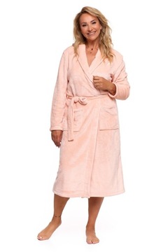 ХАЛАТ ЖЕНСКИЙ НА ЗАВЯЗКАХ, ДЛИННЫЙ МОРАЖ, РАЗМЕР. С