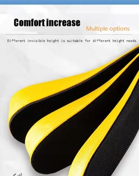 1.5-3.5cm Invisiable Height Increase Insoles