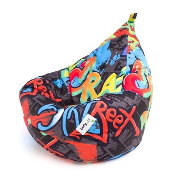 Fotel Worek Pufa Oscar Modern Poliester DG56 STREE