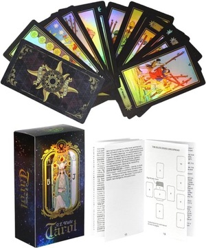 НАБОР КЛАССИЧЕСКИХ КАРТОЧЕК AE КЛАССИЧЕСКИЕ КАРТЫ ТАРО УЭЙТА ГОЛОГРАФИЧЕСКИЕ 78 ШТ.