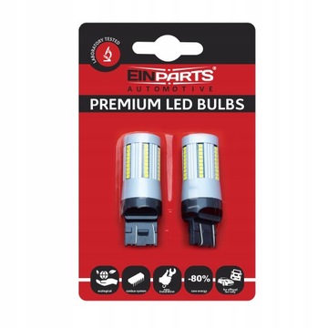 ŻARÓWKI LED DO AUTA 12V W21W/5W CANBUS BIAŁE
