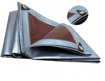 Plandeka 3x5 GRUBA 210G WZMACNIANA MROZOODPORNA WODOODPORNA PŁACHTA UV++