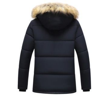 ПАЛЬТО-ПАРКА МУЖСКАЯ СТЕГАНАЯ ЗИМНЯЯ СО СЪЕМНЫМ КАПЮШОНОМ КУРТКА XL