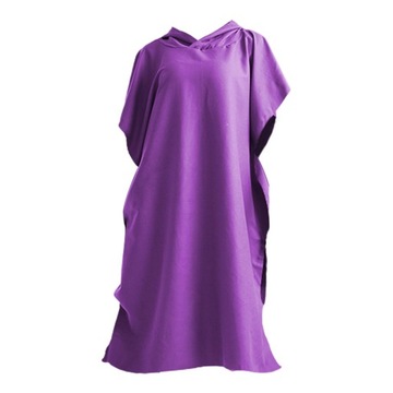 Plaża Surf Poncho Szybkoschnąca kąpiel L XL Fioletowy