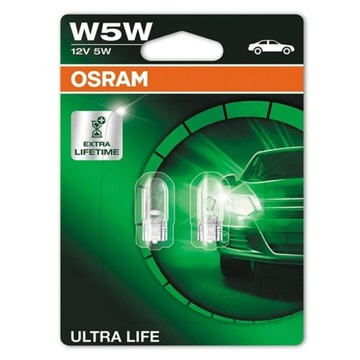OSRAM Ultra Life W5W - 12V-5W - 2825ULT-02B 2szt