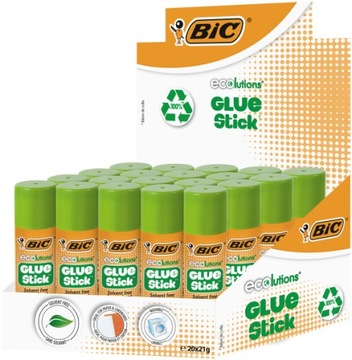 BIC ECO GLUE STICK MOCNY KLEJ W SZTYFCIE 21G X20