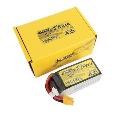 АККУМУЛЯТОР TATTU POWERFUL R-LINE BATTERY 4.0 1550 мАч 14,8 В 130C 4S1P XT60