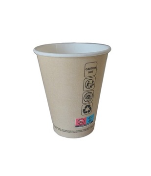 Kubki papierowe z nadrukiem 250ml 50 sztuk