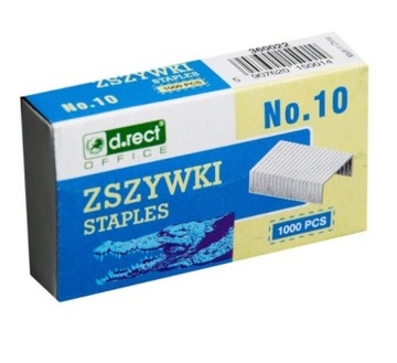 ZSZYWKI nr 10 1000szt mocne ocynkowane zszywacz