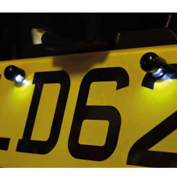 PODŚWIETLENIE TABLICY REJESTRACYJNEJ LED PUNKTOWE