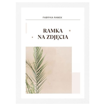 Ramka na zdjęcia 15x21 biała A5 ramki na zdjęcia