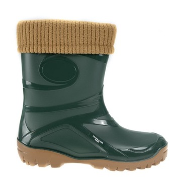 Молодежные утепленные резиновые сапоги, польская шерсть Demar
