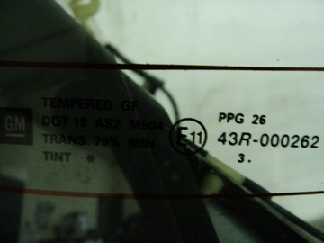 OPEL SIGNUM A VÍKO KUFRU KUFRU ZADNÍ Z157