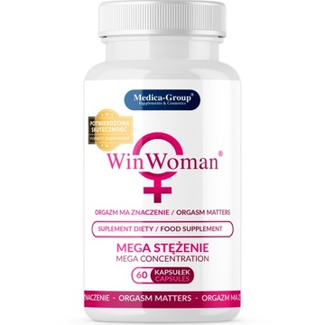 WIN PLAY-WOMAN TABLEKI NA MOCNE LIBIDO SILNIEJSZY ORGAZM WIĘKSZĄ ROZKOSZ