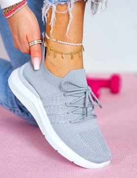 Легкие гибкие кроссовки Adidas Grey Sport 39